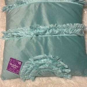 Decorative Pillow in Aqua Blue